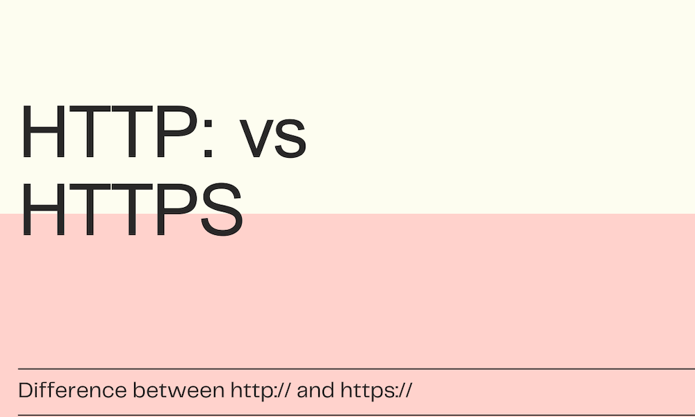 Difference between Http and https
